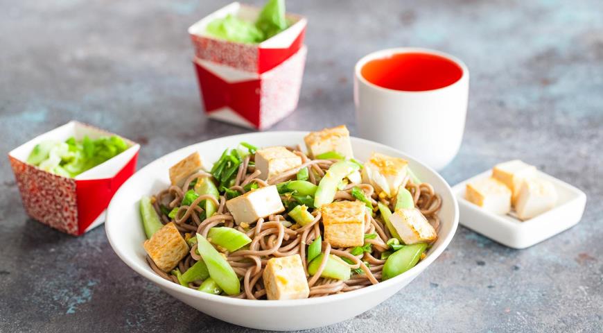 Asian Buckwheat Tofu Salad