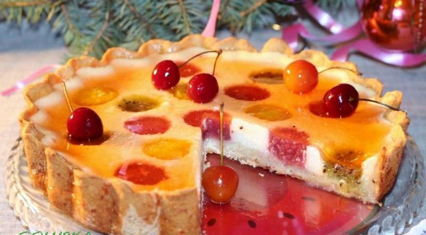 Cheesecake with fruit mousse