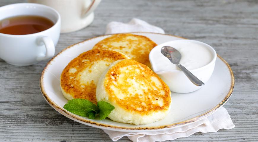 Cheesecakes with soft curd core
