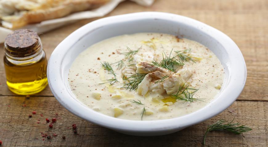 Chowder with hot smoked omul