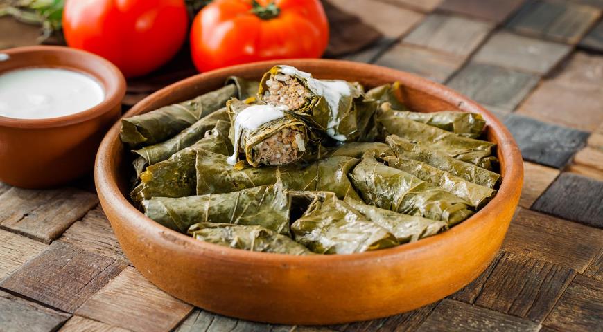 Dolma with lamb and beef