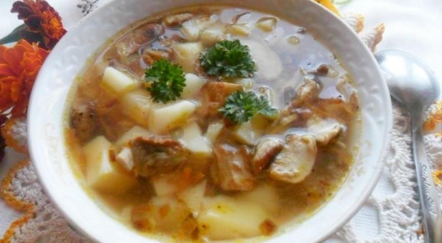 Frozen porcini mushroom soup