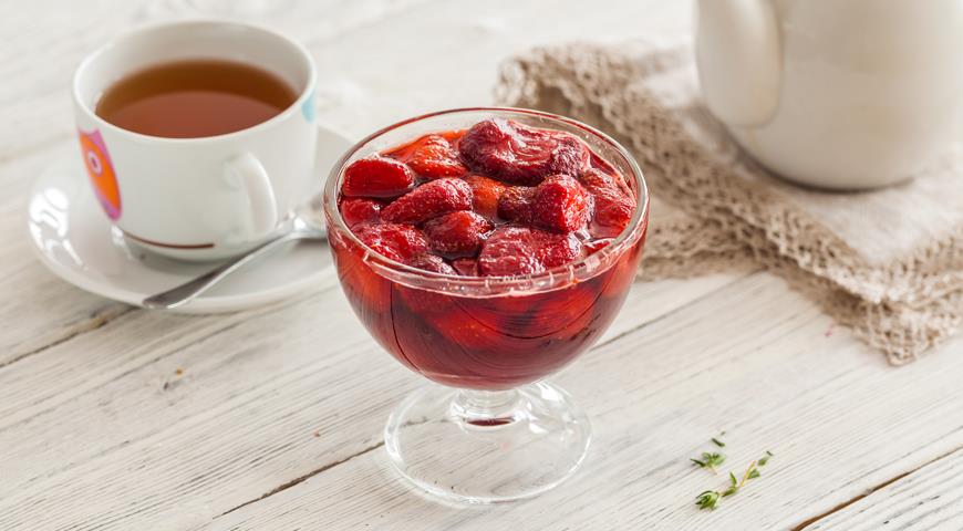 Frozen strawberry jam