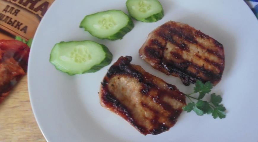 Grilled pork with Maheev marinade