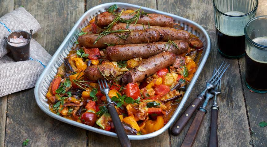 Grilled Ratatouille with fresh tomatoes