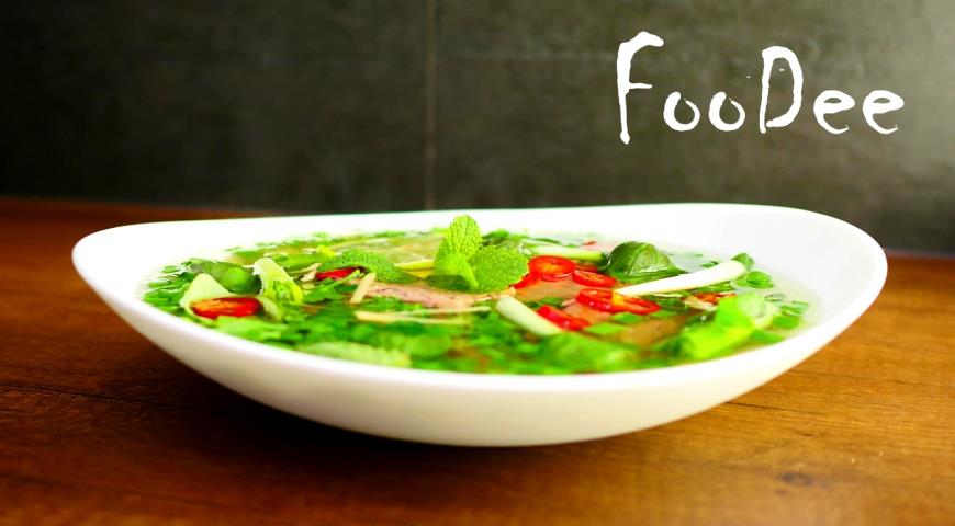 Homemade adapted Vietnamese Pho Bo soup