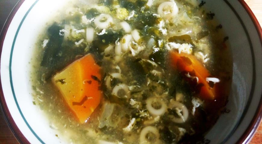 Japanese Style Wakame Soup in a Multicooker