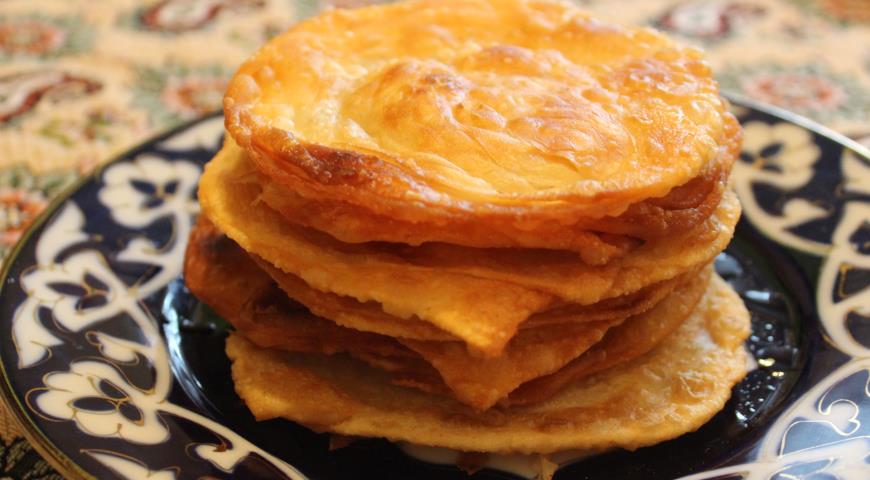 Katlama fried puff pastry