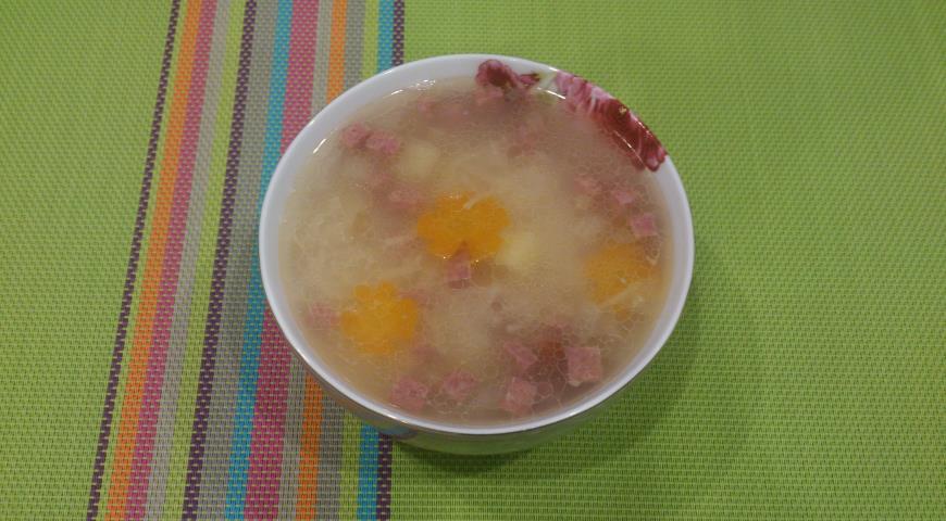 Simple sausage soup