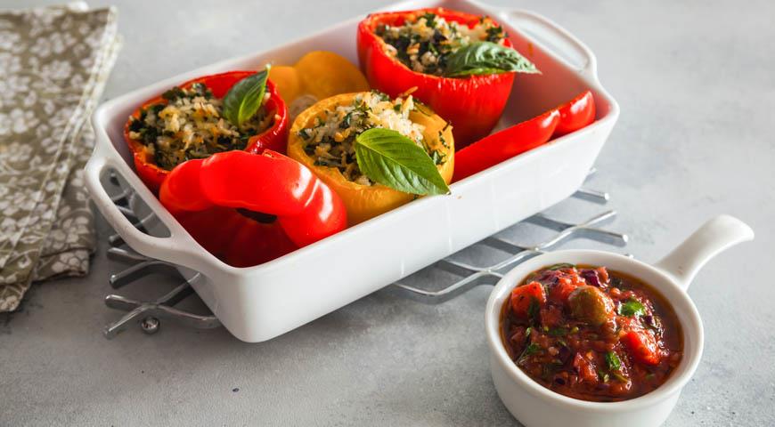 Stuffed peppers in Italian