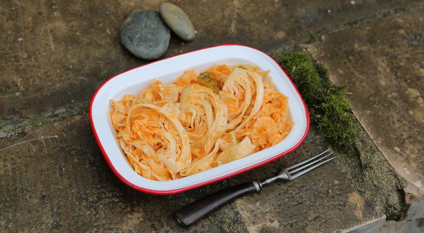 Thai style pickled cabbage