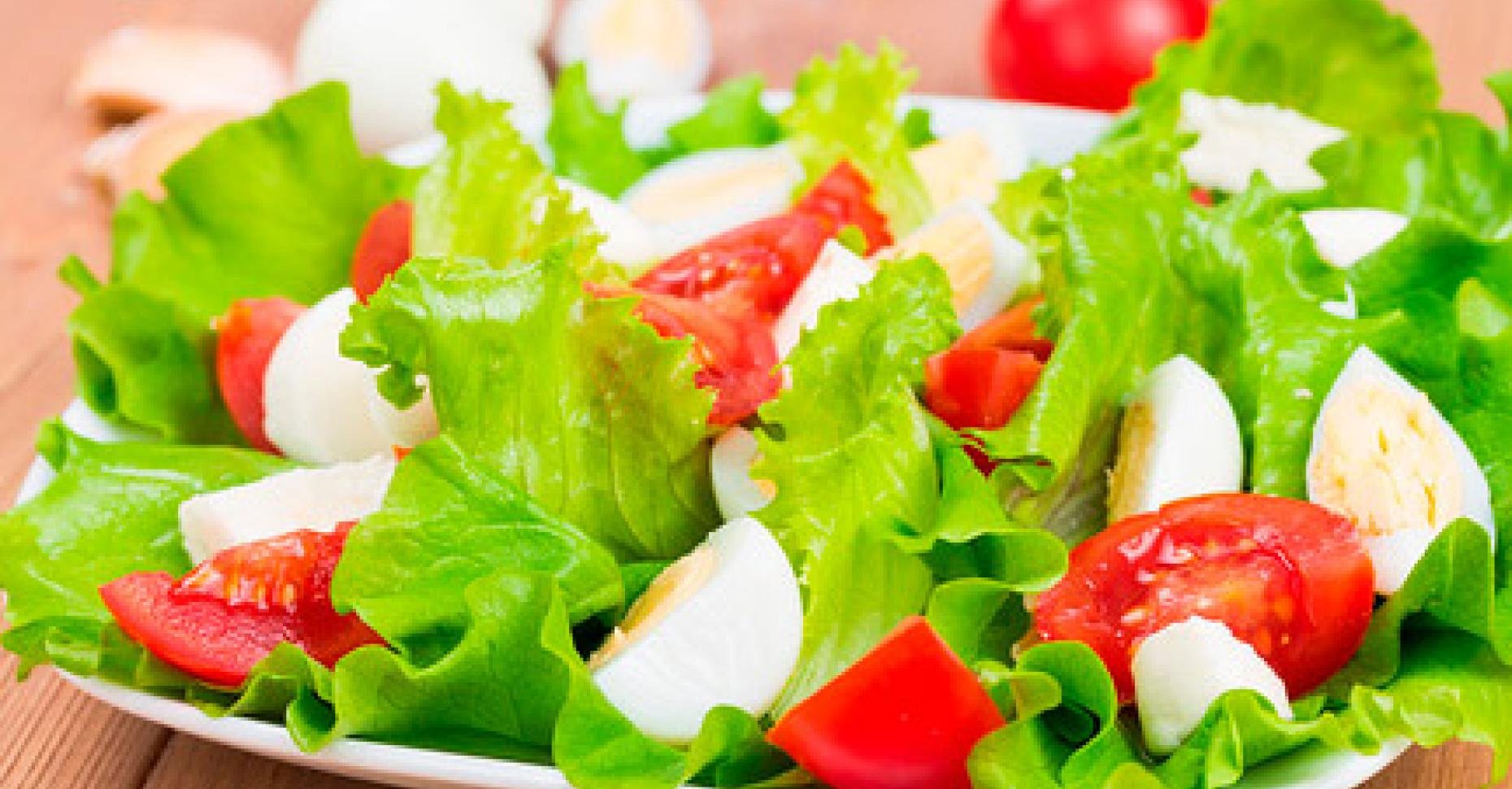 Caprese Salad with Quail Eggs