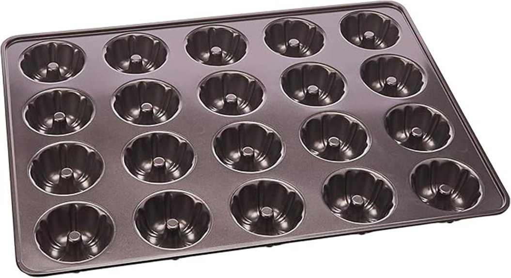 20 cavity mini tube pan