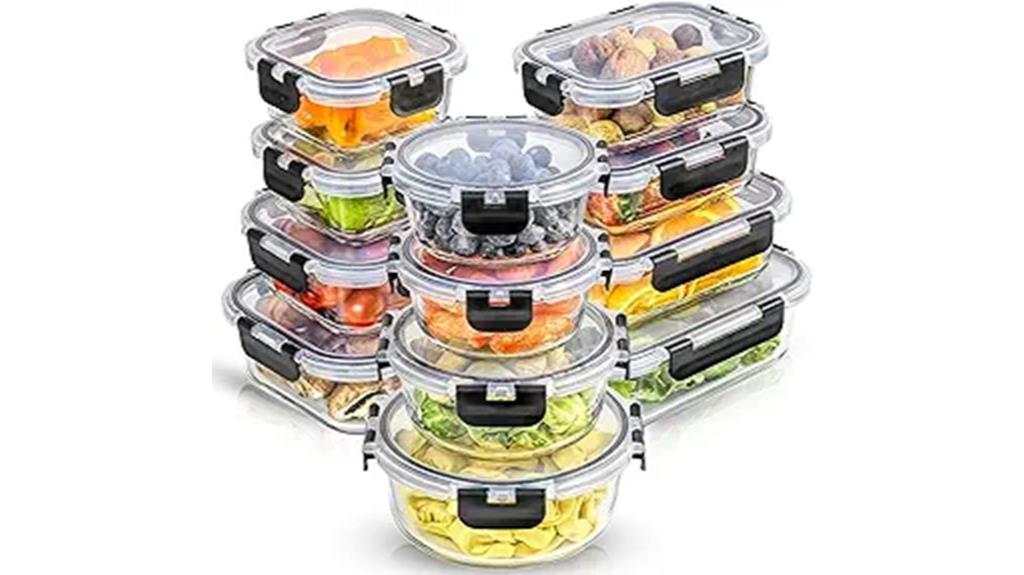 24 piece food storage set