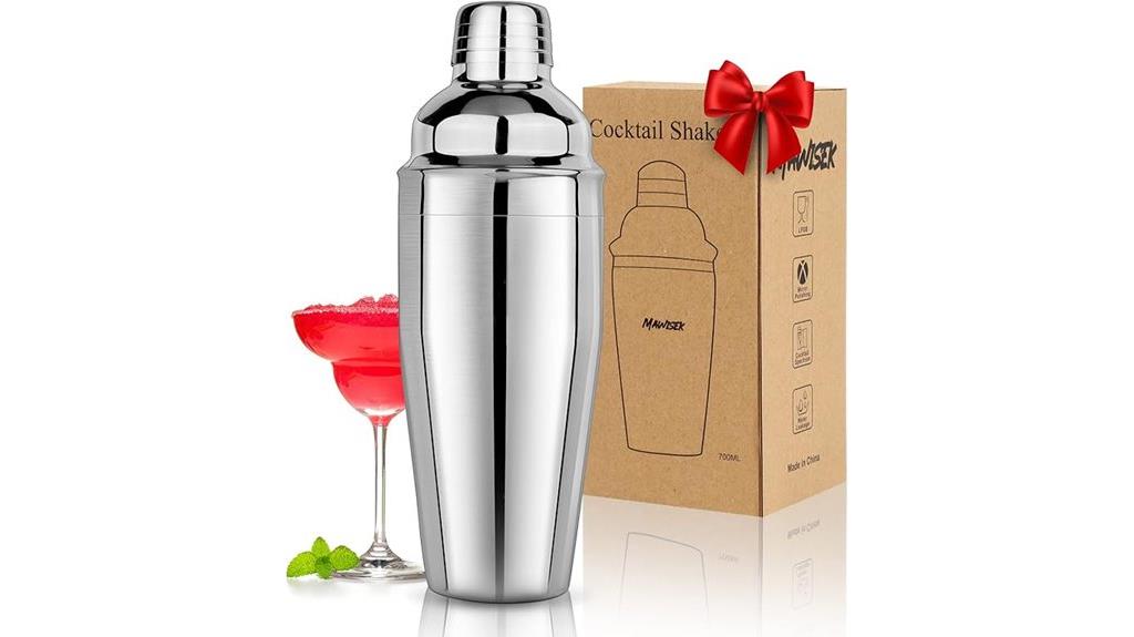 25oz strainer cocktail shaker