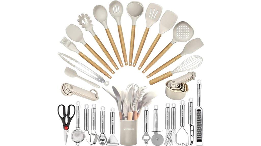35 piece kitchen utensil set
