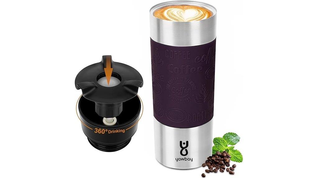 360 travel coffee mug