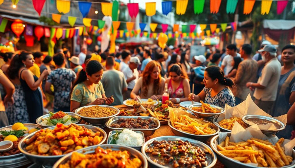 Brazilian culinary traditions during festivals