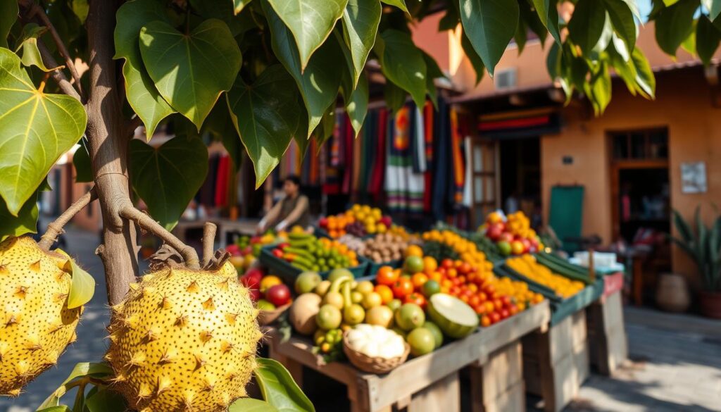Peruvian food culture featuring soursop