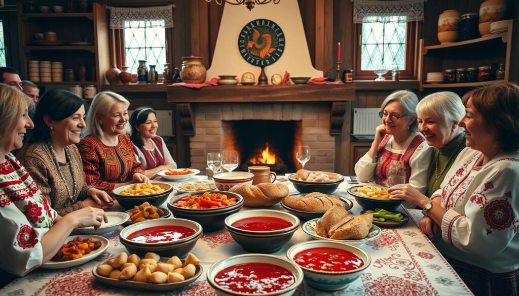 Ukrainian food culture celebrations