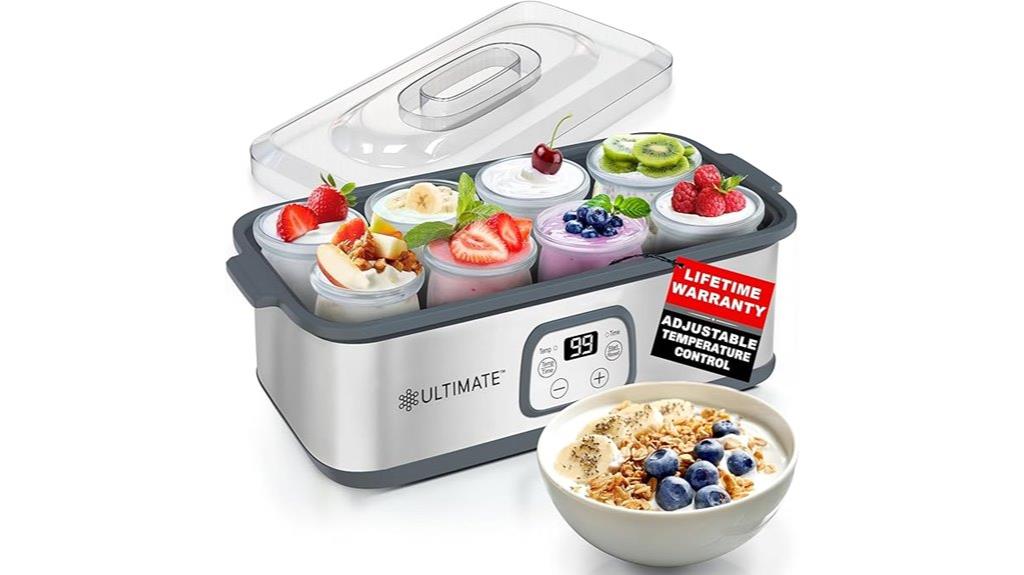 adjustable yogurt maker features