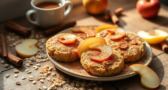 apple cinnamon oatmeal cakes