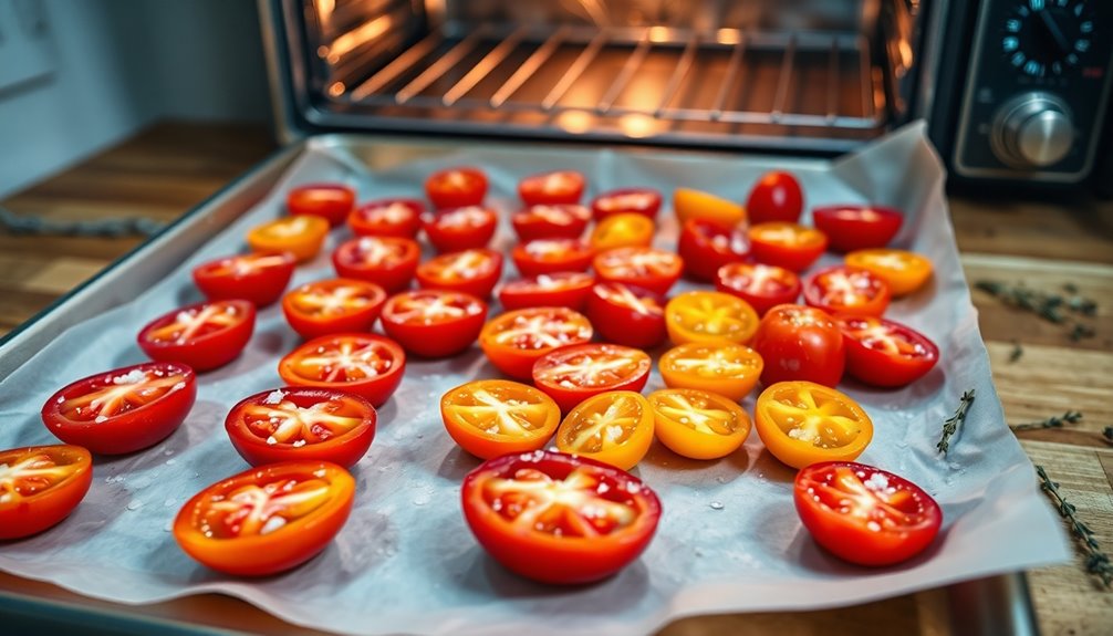 arrange food on trays