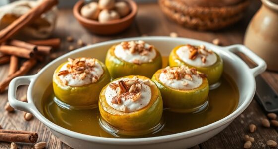 baked apples with nuts