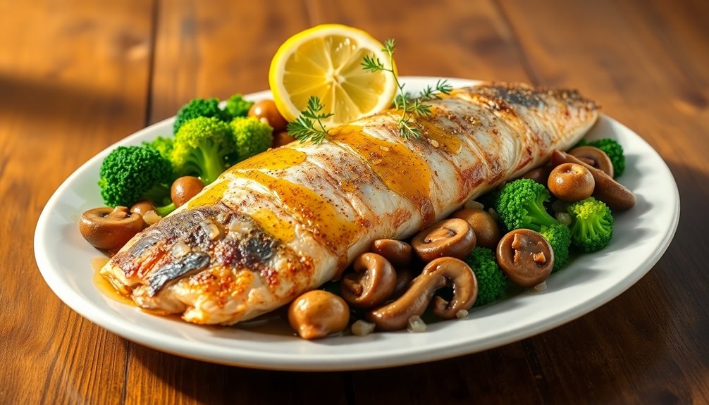 baked fish with vegetables