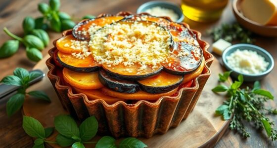 baked vegetables with parmesan