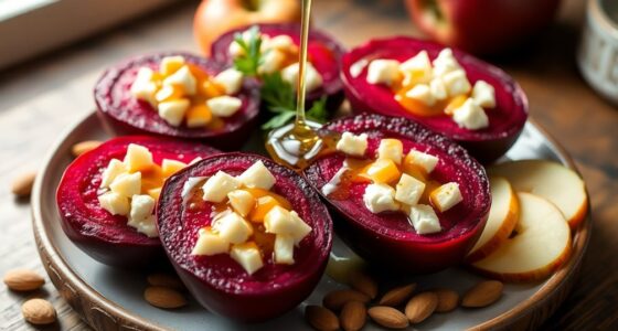 beets filled with cheese