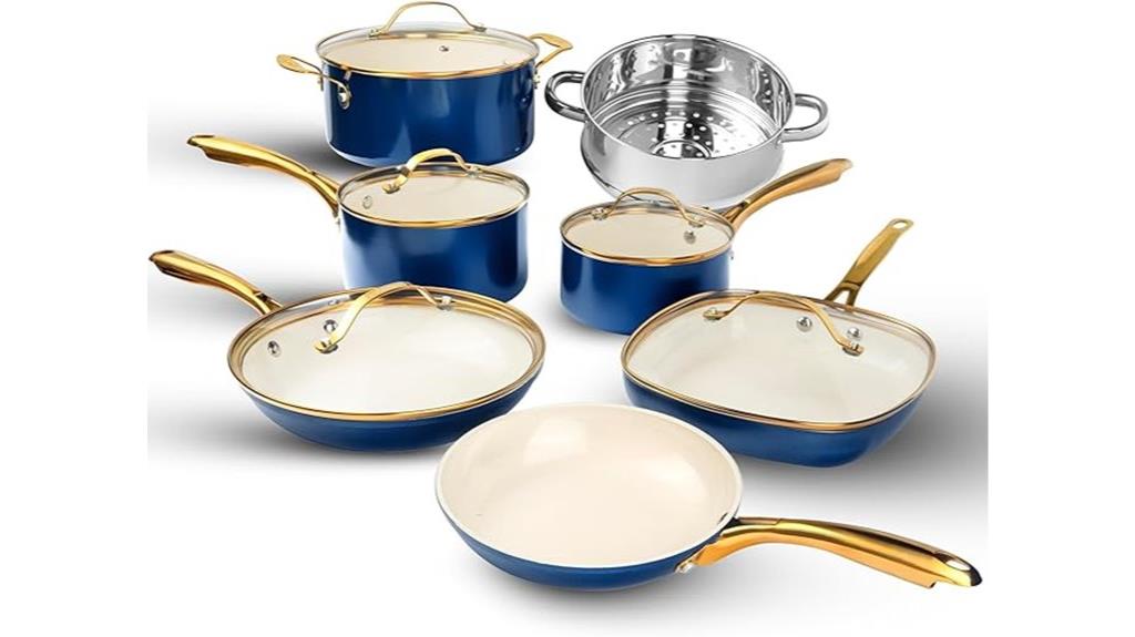 ceramic nonstick cookware set