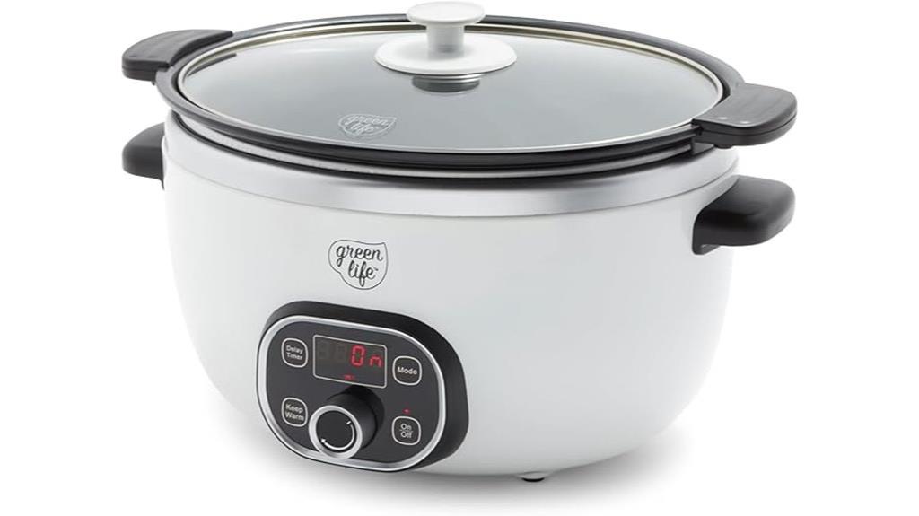 ceramic slow cooker 6 quart