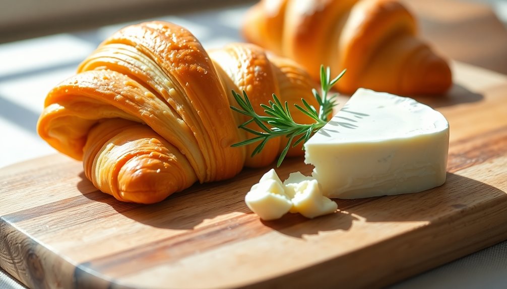 cheese filled croissants breakfast delight