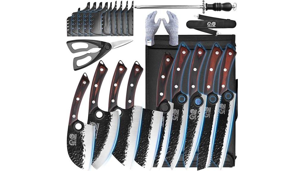 chef knife set included