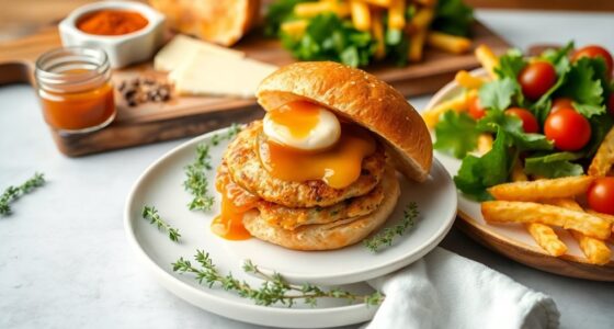 chicken and brie patties