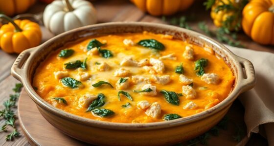 chicken and pumpkin casserole