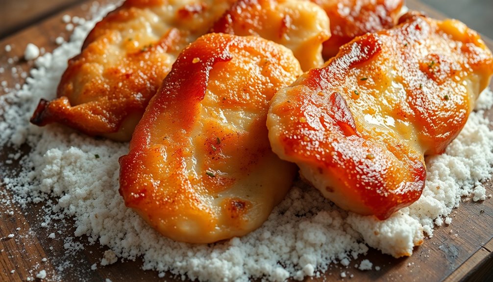 coat in seasoned flour