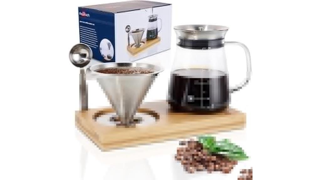 coffee brewing set included