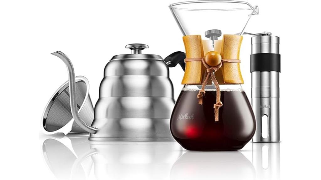 coffee brewing set kit