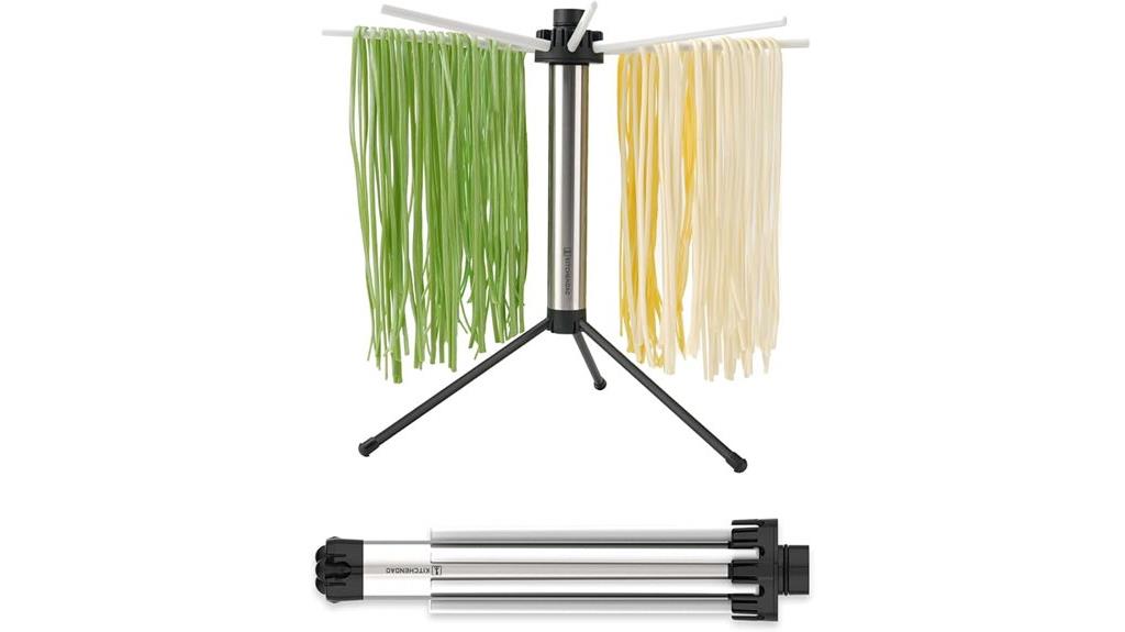 collapsible pasta drying rack