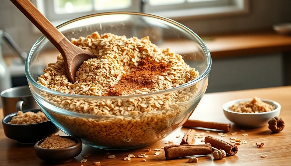 combine oats with spices