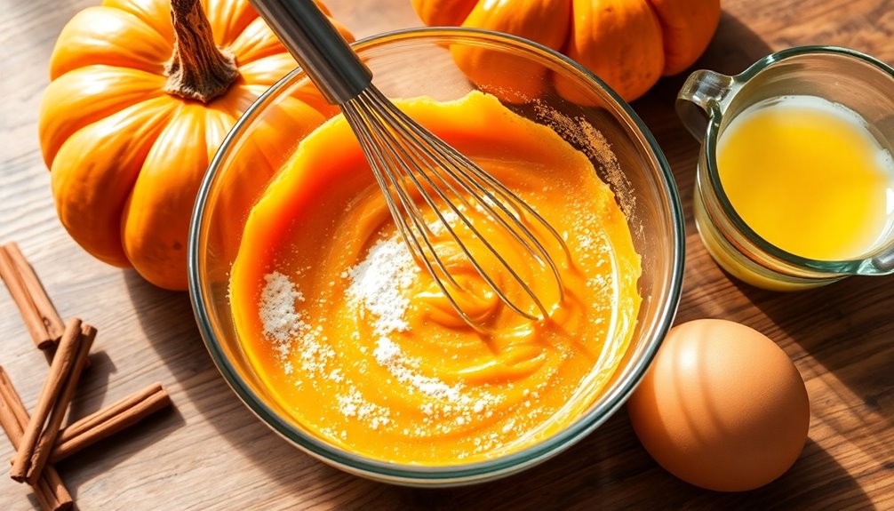 combine wet ingredients thoroughly