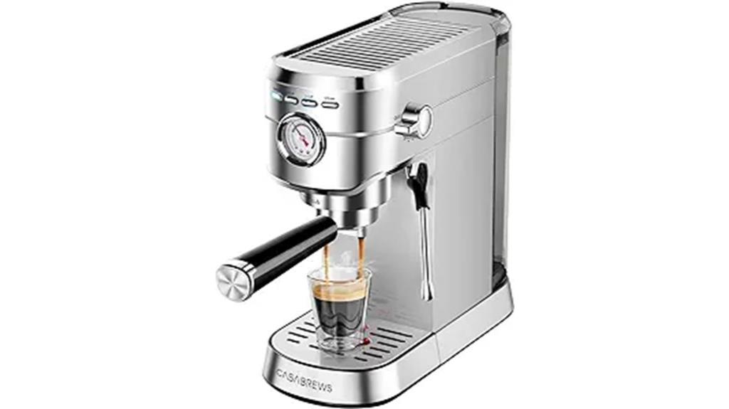 compact espresso maker frother