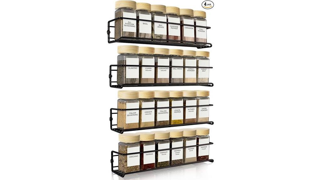 compact spice rack set