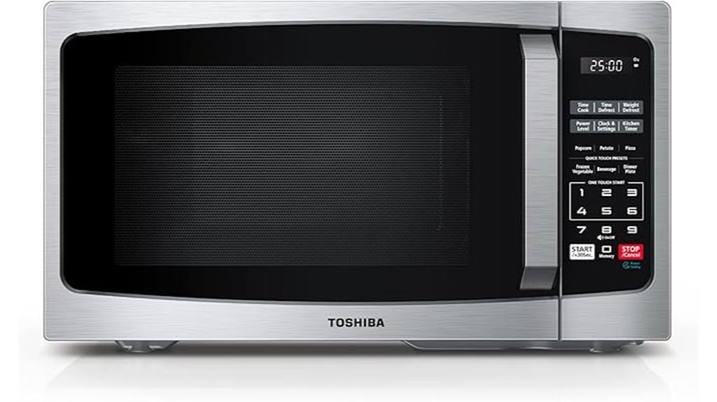 compact toshiba microwave oven