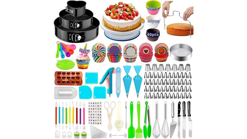 comprehensive cake decorating kit