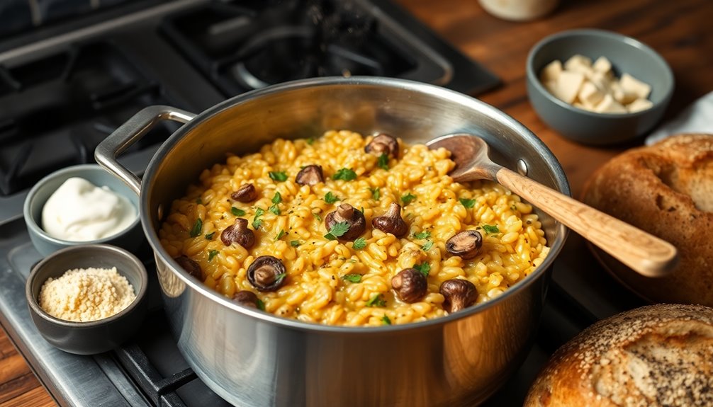 cooking process in steps