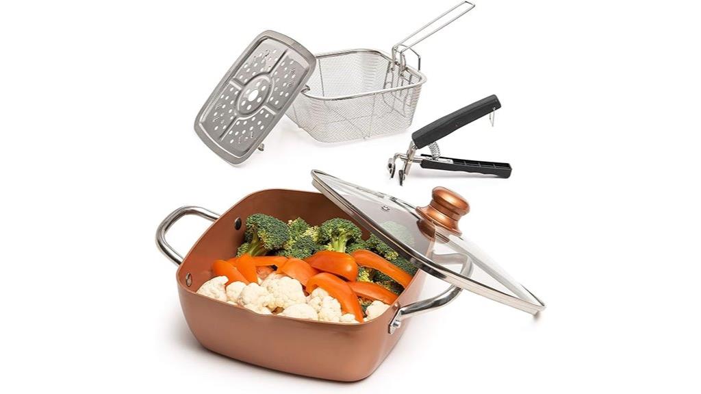 copper cookware set collection