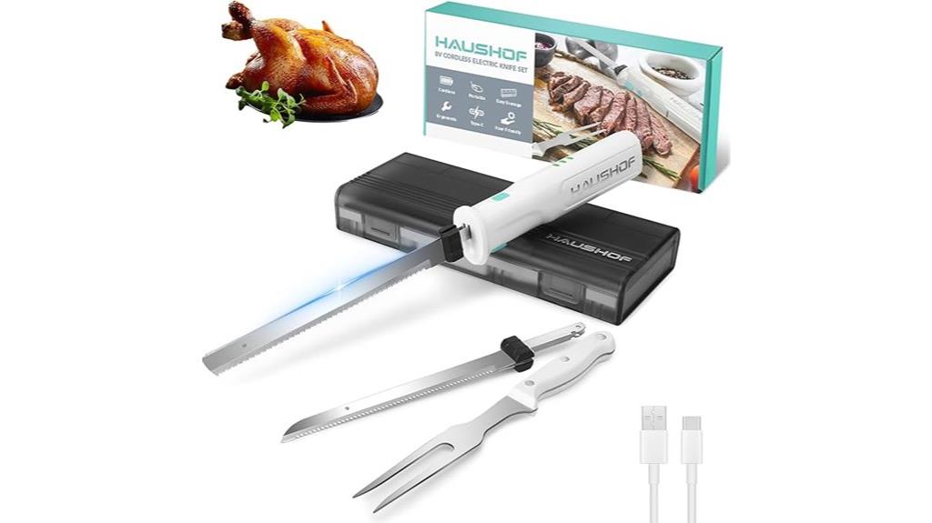 cordless electric meat knife